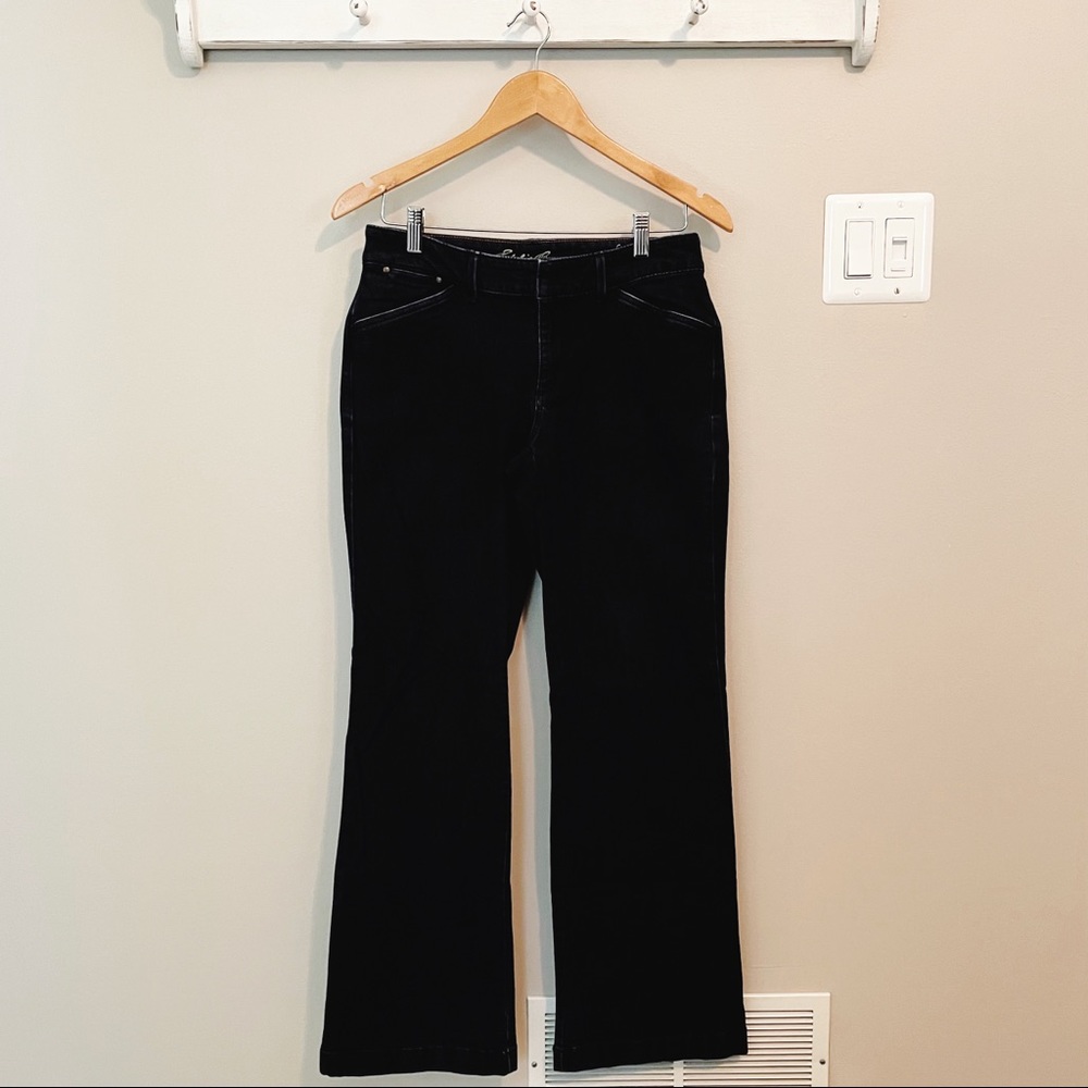 EDDIE BAUER curvy trouser dark wash jeans